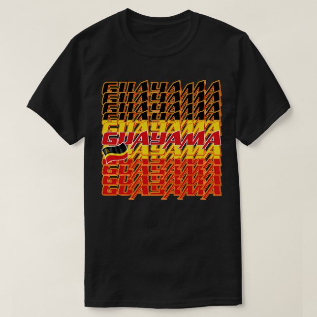 Camiseta Texto de la Casecade de Guayama (Diseño del anverso)