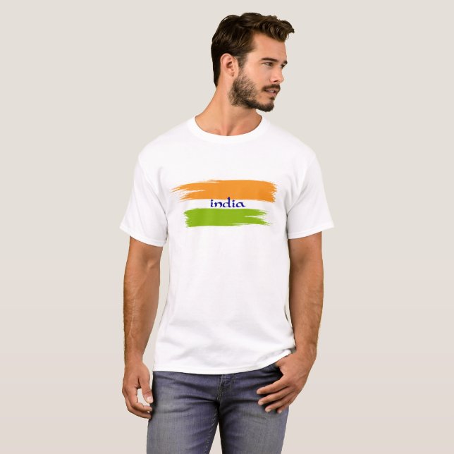 Camiseta Texto de la India (Anverso completo)
