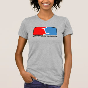 Camiseta Texto de la Liga de Ingenieros Estructurales