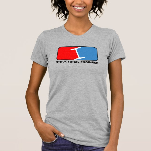 Camiseta Texto de la Liga de Ingenieros Estructurales (Anverso)