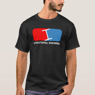 Camiseta Texto de la Liga de Ingenieros Estructurales