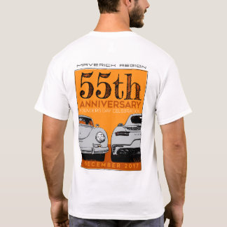 Camiseta Texto de la oscuridad del aniversario de Mavs 55.o