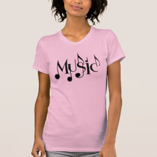 Camiseta Texto de música