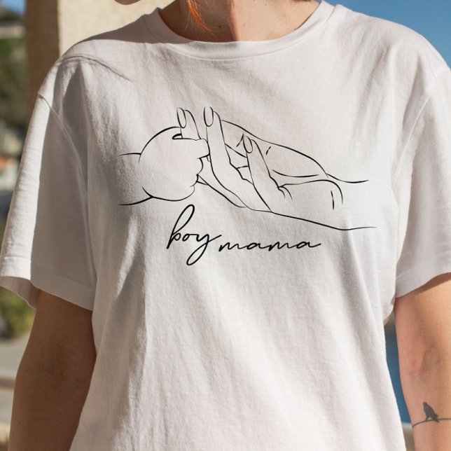 Camiseta Texto de niño/Chica Mamá Personalizado (Subido por el creador)