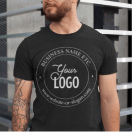 Camiseta Texto de Personalizable y sustitución de logotipos