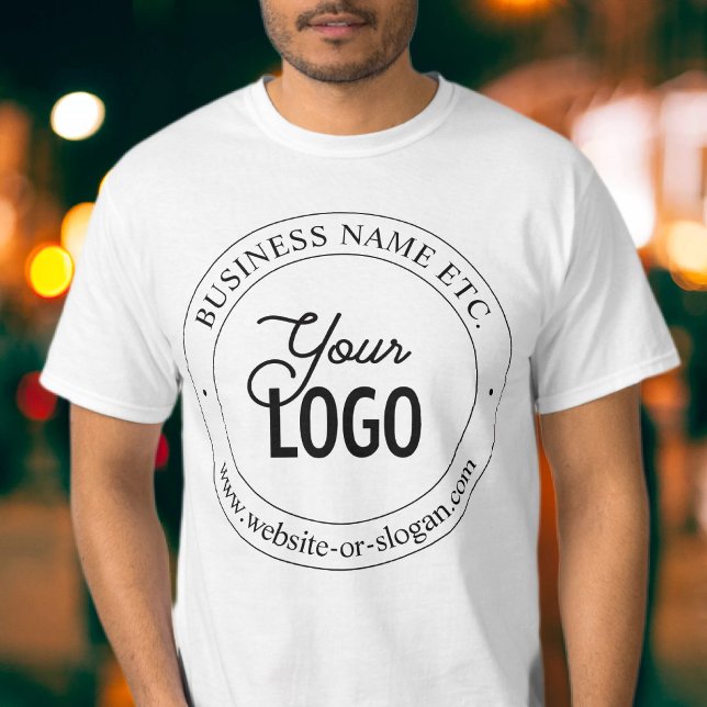Camiseta Texto de Personalizable y sustitución de logotipos (Subido por el creador)