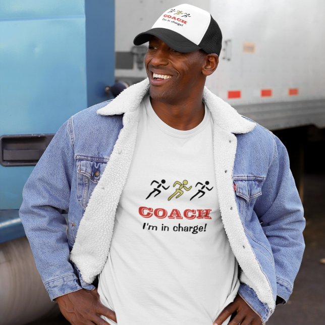 Camiseta Texto de personalizado de entrenador de deportes d (Subido por el creador)
