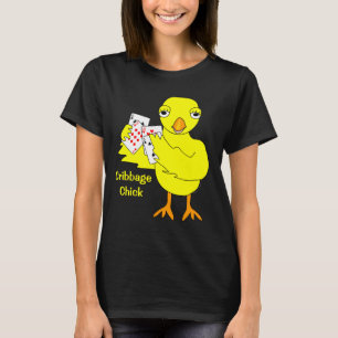 Camiseta Texto de pollo crudo