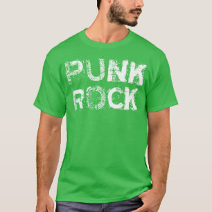 Camiseta texto de roca de punk 1