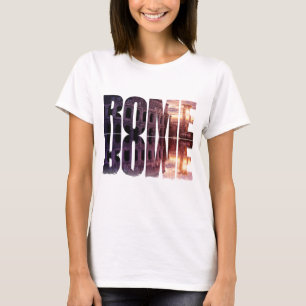 Camiseta Texto de Roma con recuerdo del Colosseum