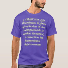 Camiseta Texto de tipografía de bloque slab-serif blanco, l