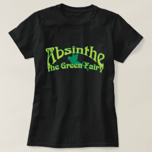 Camiseta Texto del ajenjo la hada verde