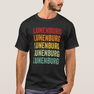 Camiseta Texto del arcoiris del condado de Lunenburg, Virgi