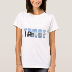 Camiseta Texto del lago Tahoe