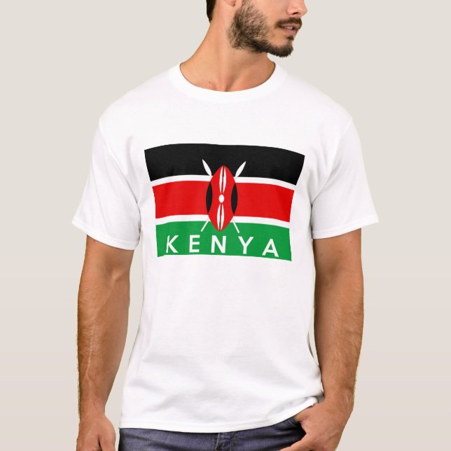 Camiseta texto del nombre del símbolo de la bandera de país (Anverso)