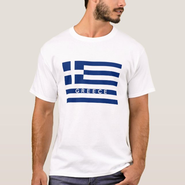 Camiseta texto del nombre del símbolo de la bandera de país (Anverso)