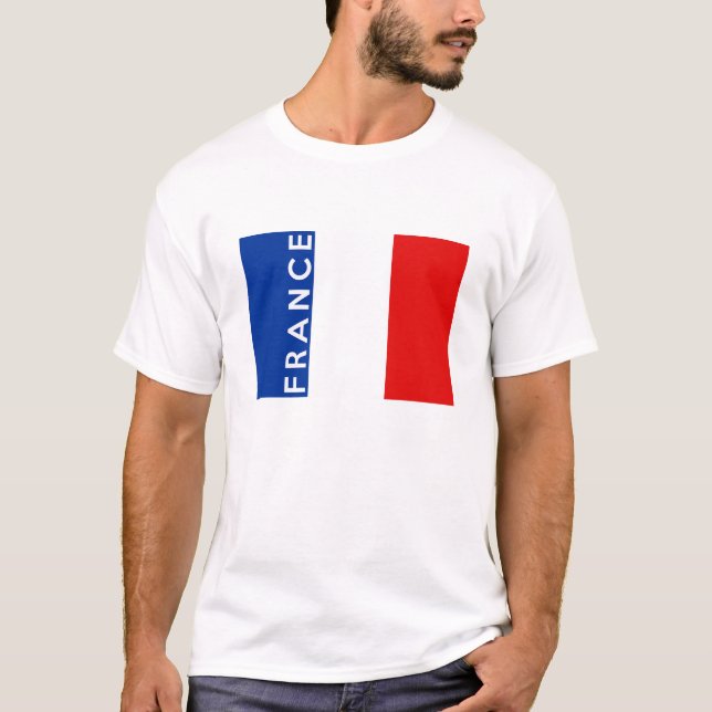 Camiseta texto del nombre del símbolo de la bandera de país (Anverso)