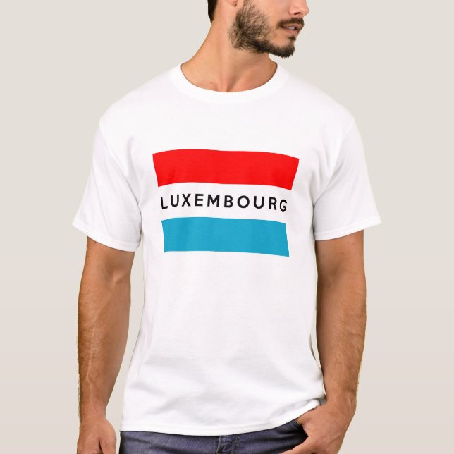 Camiseta texto del nombre del símbolo de la bandera de país (Anverso)