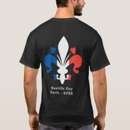 Camiseta Texto del personalizado de París Francia 14
