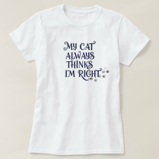Camiseta Texto divertido de gato 