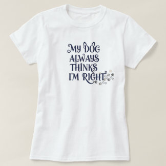 Camiseta Texto Divertido de Perro