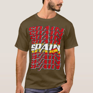 Camiseta Texto en cascada 3 de España