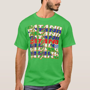 Camiseta Texto en cascada de Catano