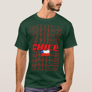 Camiseta Texto en cascada de Chile