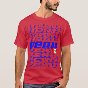 Camiseta Texto en cascada de Perú
