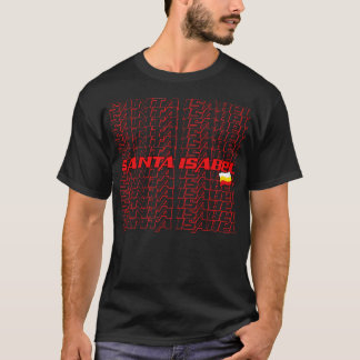 Camiseta Texto en cascada de Santa Isabel