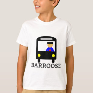 Camiseta Texto en de la Isla de Man: barroose y autobús