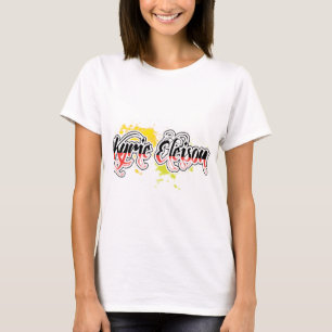 Camiseta Texto estilizado de la frase religiosa de Kyrie El