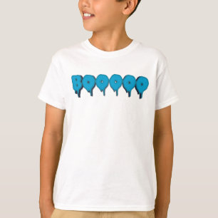 Camiseta texto fantasma gracioso
