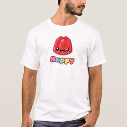 Camiseta Texto Feliz de Jalea Roja - Salto Feliz