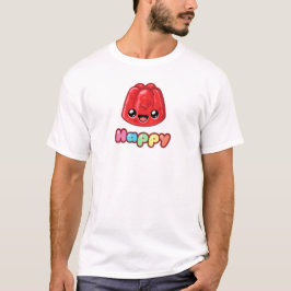 Camiseta Texto Feliz de Jalea Roja - Salto Feliz