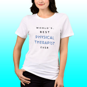 Camiseta Texto gracioso   Mejor TERAPISTA FÍSICO   Regalo