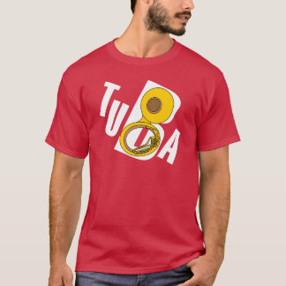 Camiseta Texto inclinado de Tuba