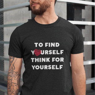 Camiseta Texto Inspirador Para Encontrarte Pensar Por Ti Mi