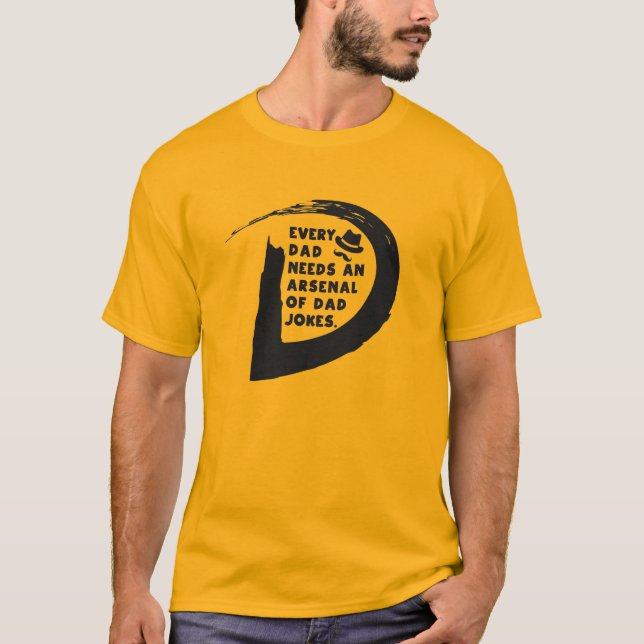 Camiseta Texto lindo de diseño que mi papá está a punto de  (Anverso)