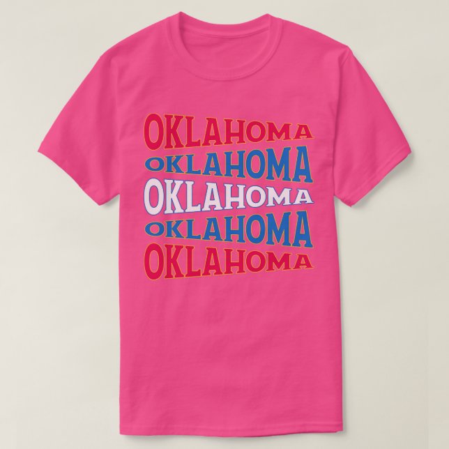 CAMISETA TEXTO NACIONAL ART OKLAHOMA (Diseño del anverso)