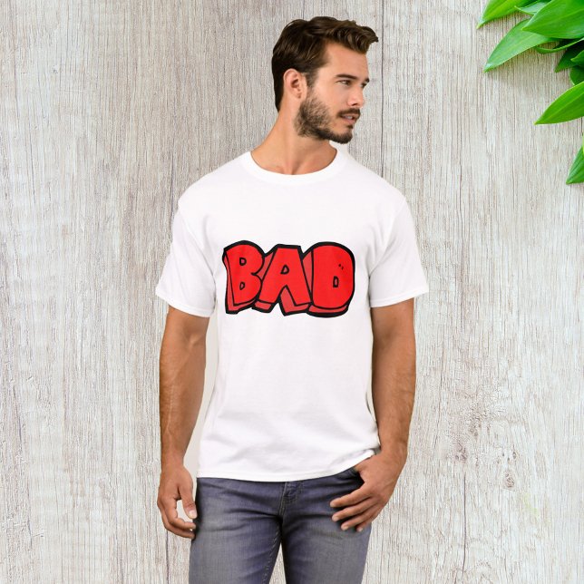 Camiseta Texto negrita rojo de estilo de graffiti malo (Subido por el creador)