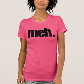 Camiseta Texto negro de Meh