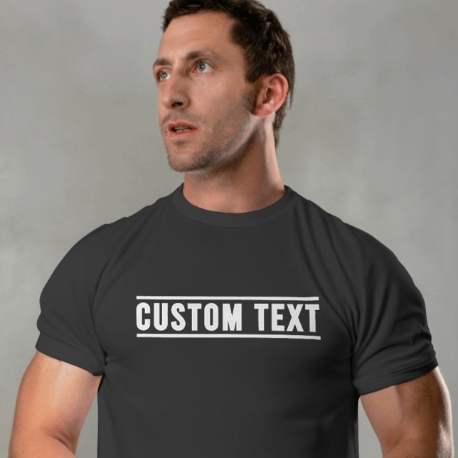 Camiseta Texto personalizado (Subido por el creador)