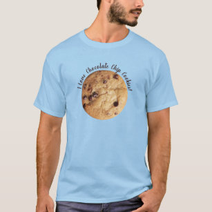 Camiseta Texto personalizado de la cookie de chocolate 