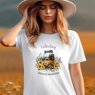 Camiseta Texto personalizado de la naturaleza del camping d