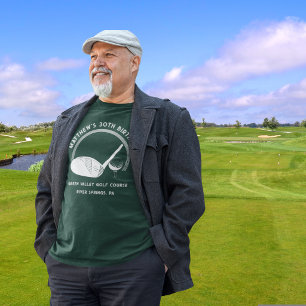 Camiseta Texto personalizado Evento de golf personalizado 