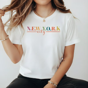Camiseta Texto personalizado Nueva York