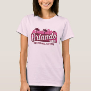 Camiseta Texto personalizado Orlando Florida