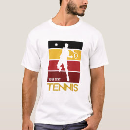 Camiseta texto personalizado, tenis retro adulto