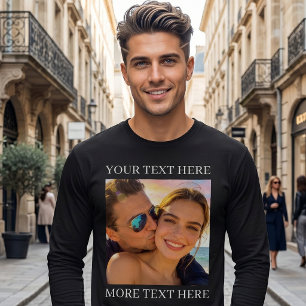 Camiseta Texto personalizado y foto